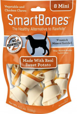 Smartbones Sweet Potato Mini - 8 Unidades